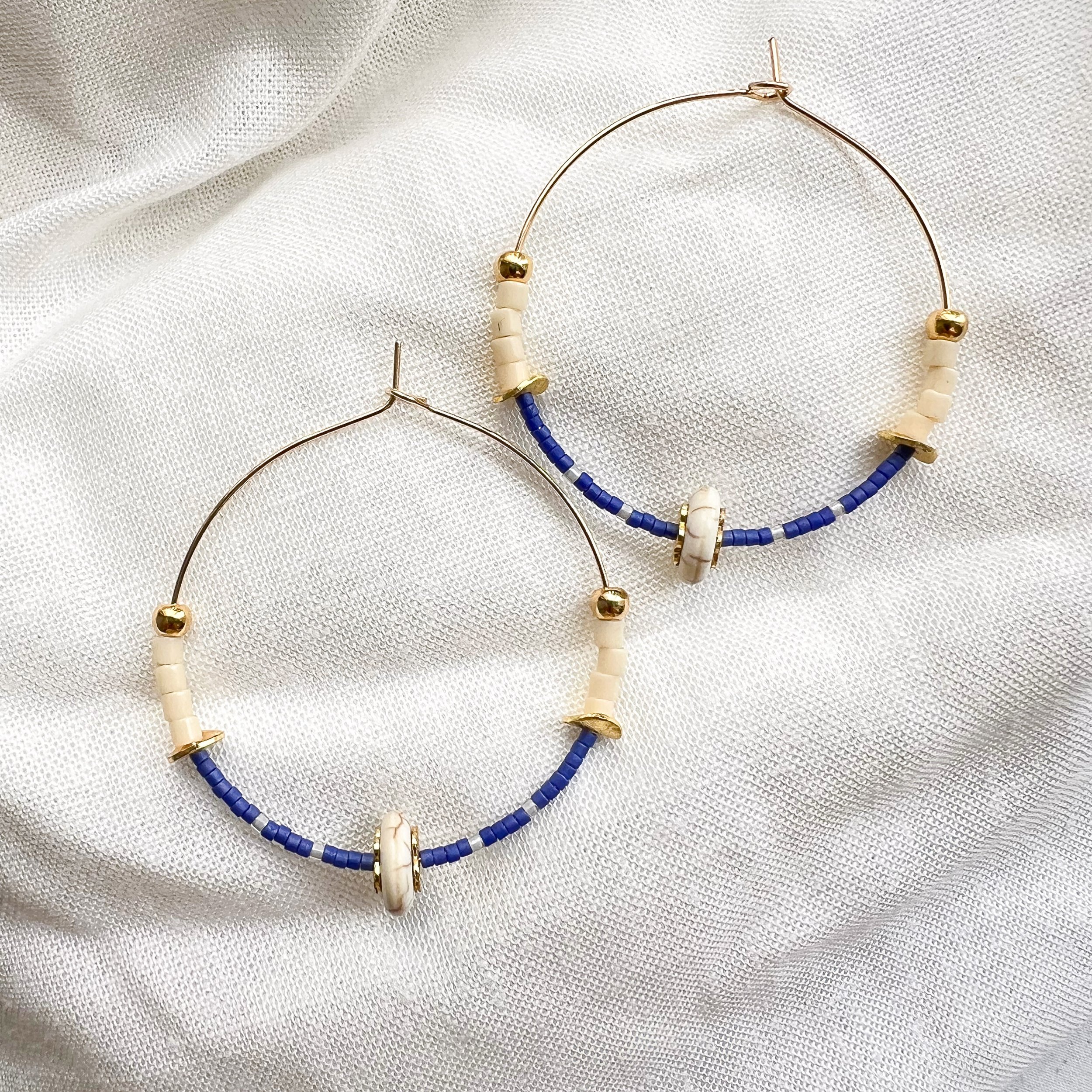 Purple Blue Hoops