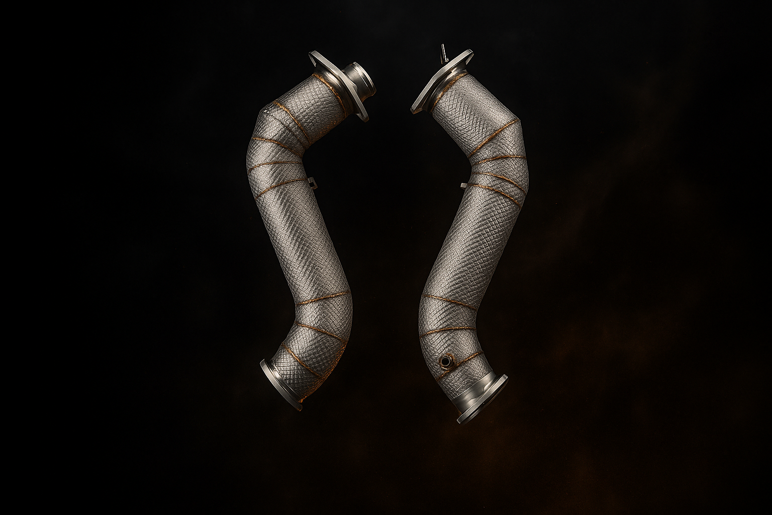 EMP 3.5” Catless Downpipes – McLaren 720S / 765LT (Heatshield)