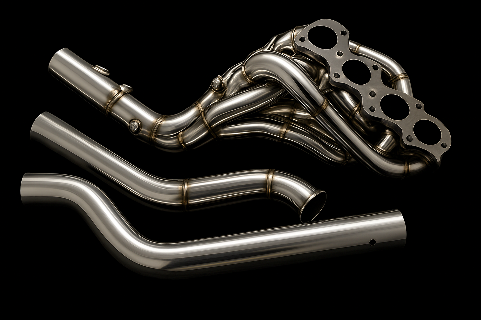 EMP - Mercedes Benz C63 W204 (M156) Longtube Headers - T-304 Stainless Steel | 39 WHP & 34 TQ Gains