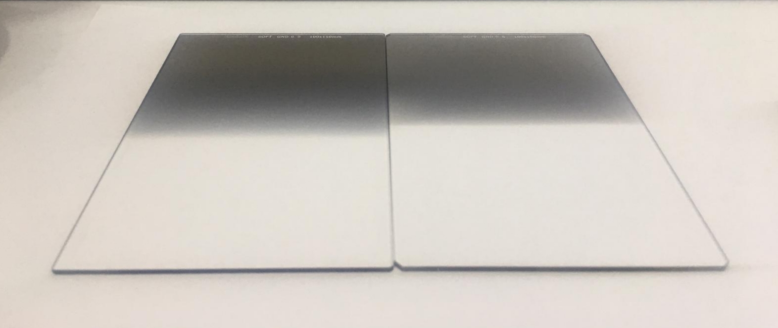 Comparison between a Haida 3 Stop graduated neutral density filter (Left) and a Haida 2 stop graduated neutral density filter (Right).