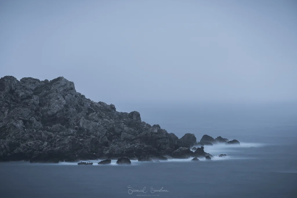 The heavy showers made visibility terrible, we couldn’t even see the horizon!