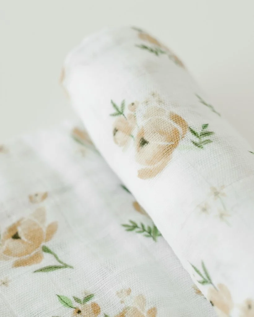 Yellow Rose Swaddle