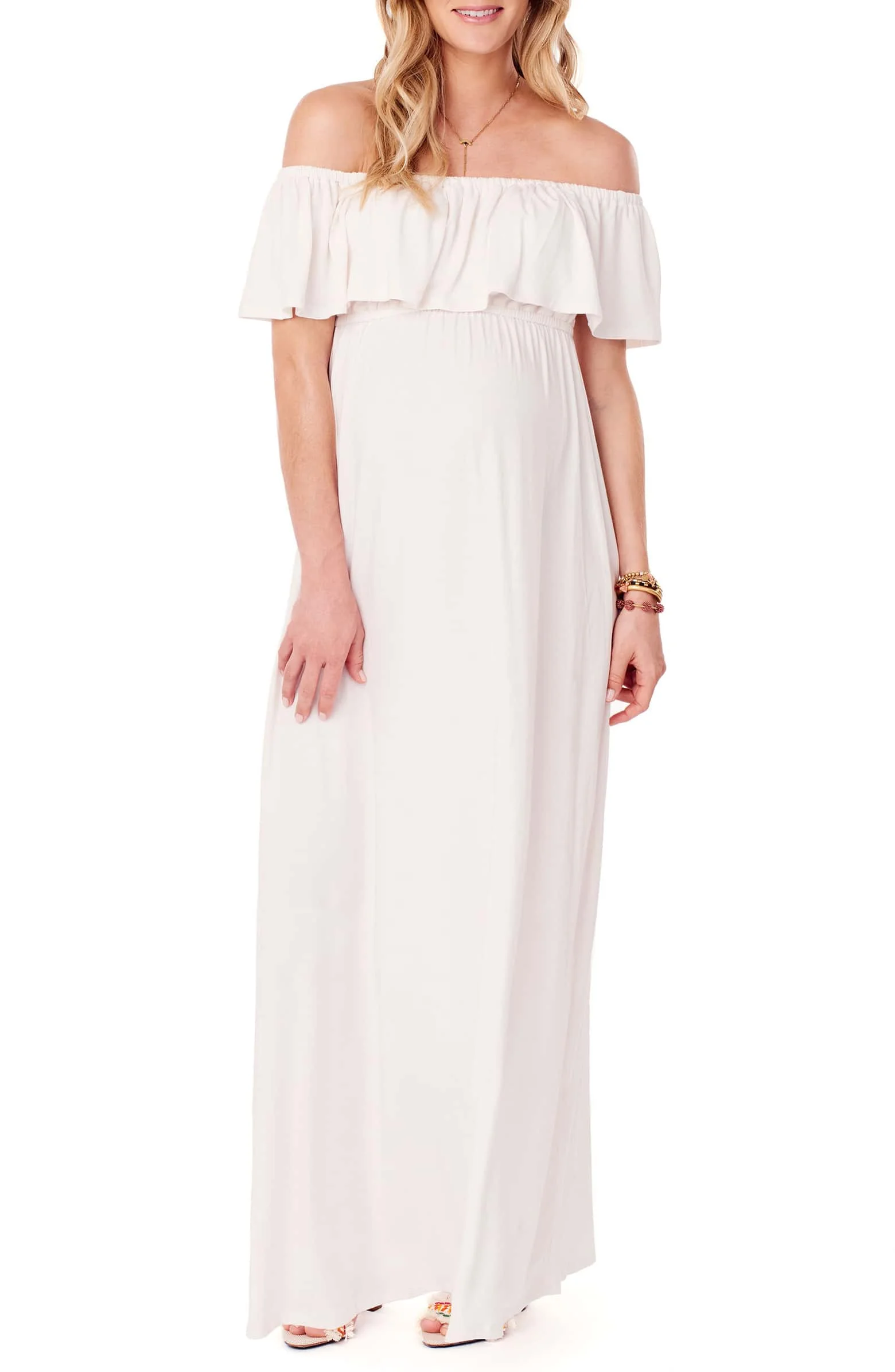 Ruffle Off Shoulder Dress