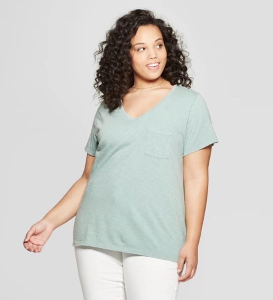 Monterey Pocket V Neck T