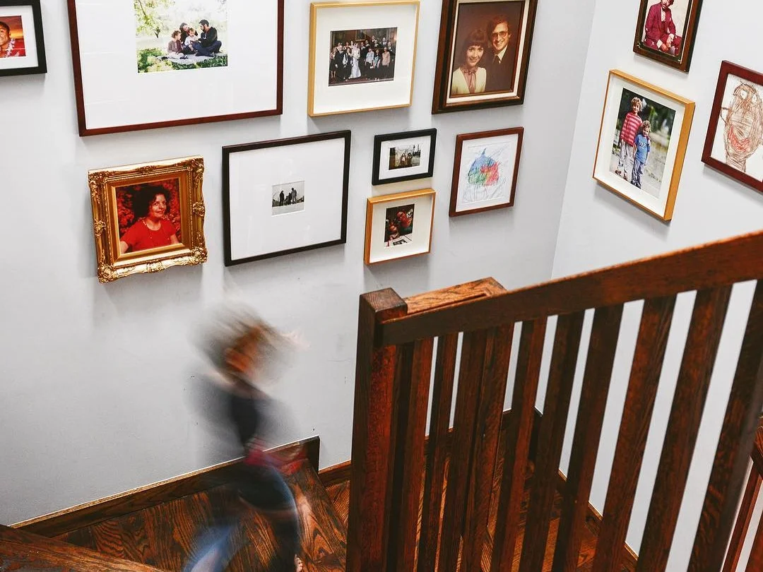 Ideas for How to Display Family Photos in Your House by Seattle Family Photographer Chelsea Macor Photography
