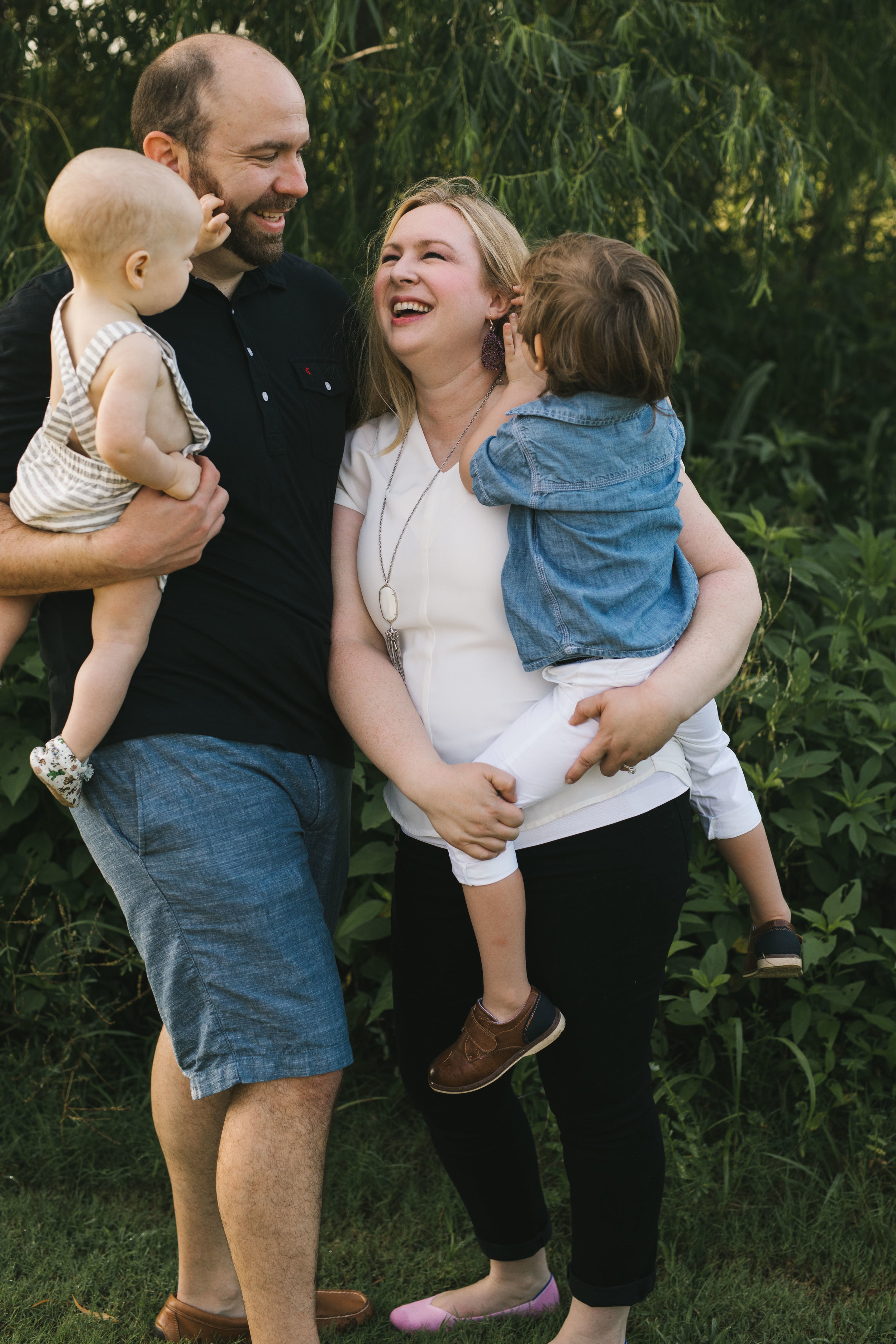 Dallas family session in-home and on a walk around the neighborhood with sweet family of four by Seattle family photographer Chelsea Macor Photography-13.jpg