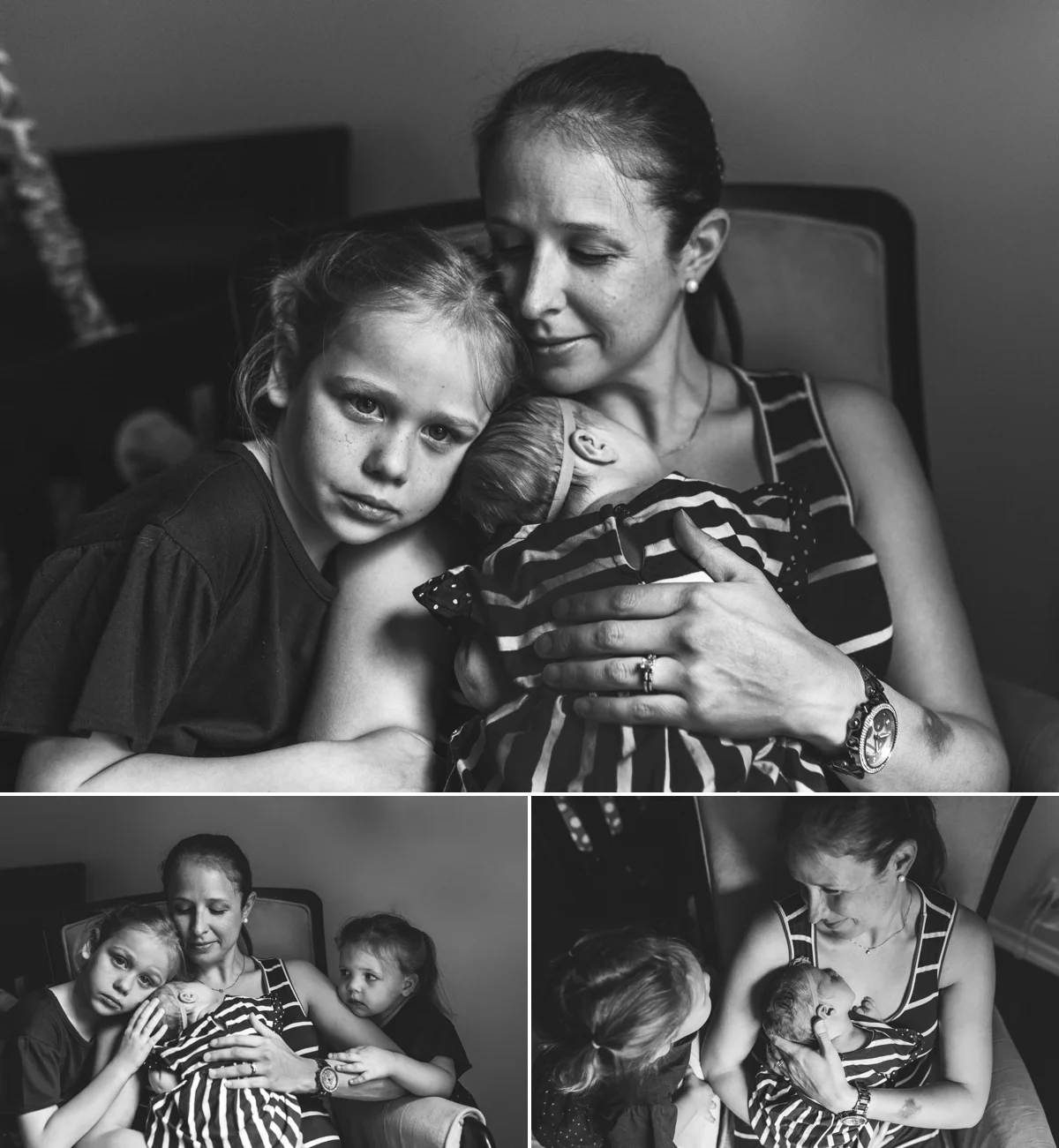 Seattle In Home Newborn Session with daughters and parents by Chelsea Macor Photography Candid and Lifestyle Newborn Photographs in Seattle-19.jpg