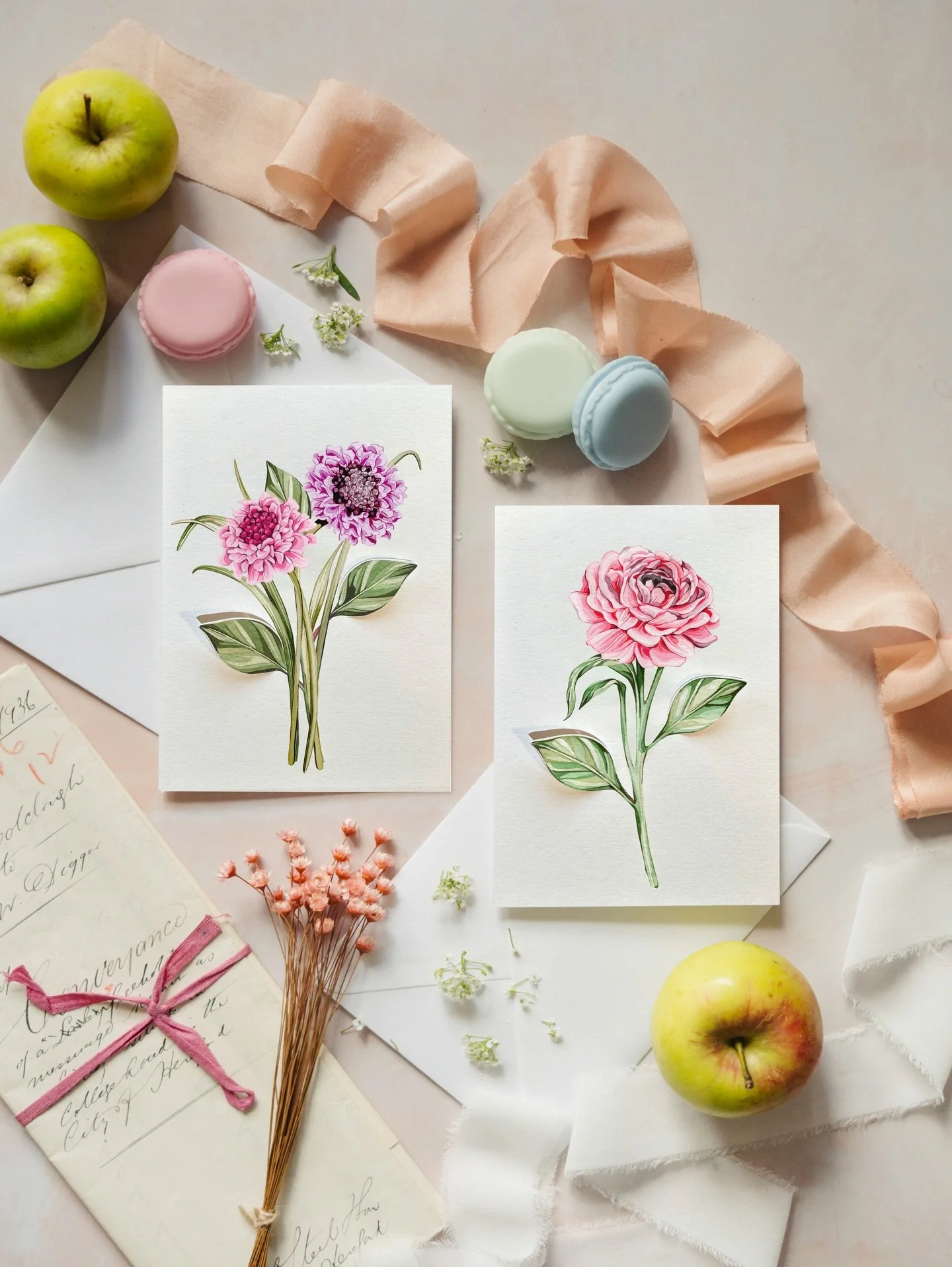 Spring is slowly unfurling and brighter days are coming&hellip; 🌸🌿
Soft petals, painted by hand, brought to life in my new 3D pop-out floral cards &mdash; made for love notes, celebrations, and those &ldquo;just because&rdquo; moments. Available no