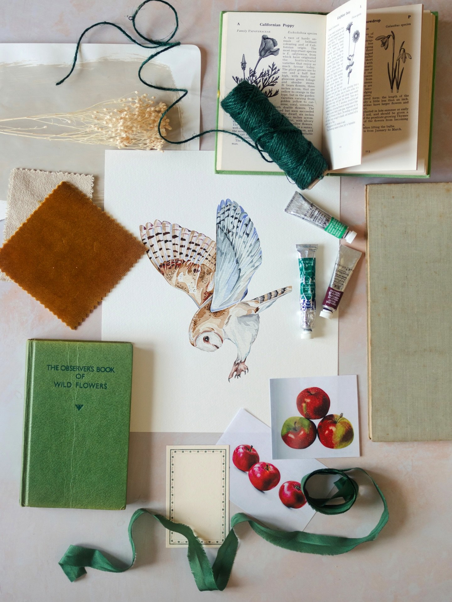 Behind every design is a hand-painted watercolour illustration. From the first brushstroke to the finished card, each piece is designed and printed here in the UK on the finest quality papers which make each card feel like something truly special and