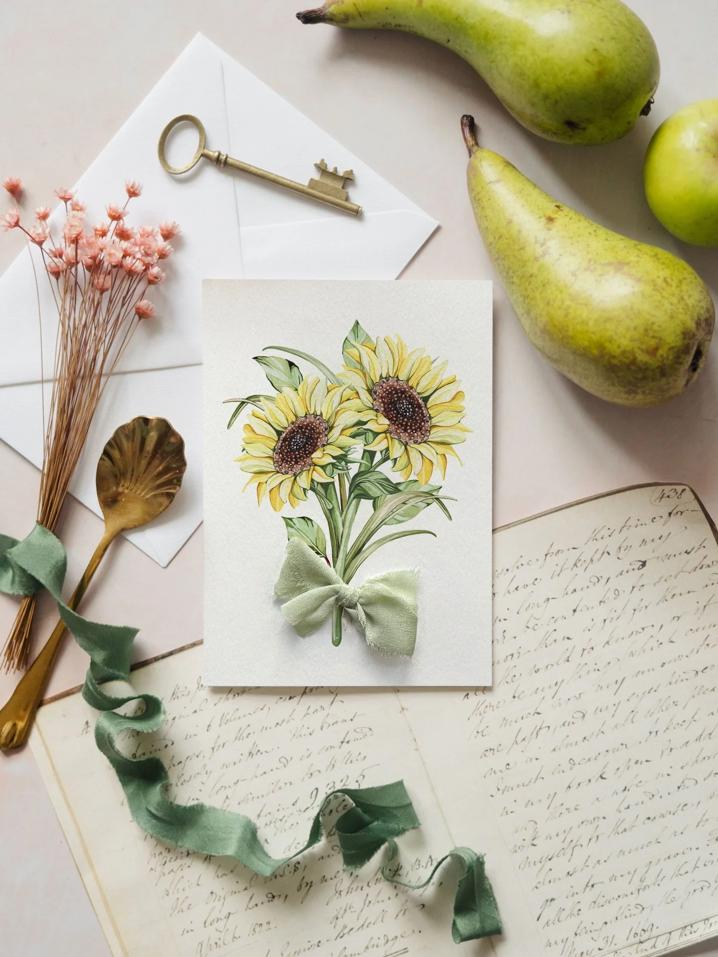 A little piece of spring, to give and to keep 🌸🌷

Our hand-dyed, hand-tied silk ribbon cards are designed to capture that feeling. Each one is finished with the most delicate silk bow, adding a touch of quiet luxury to any message, whether it&rsquo