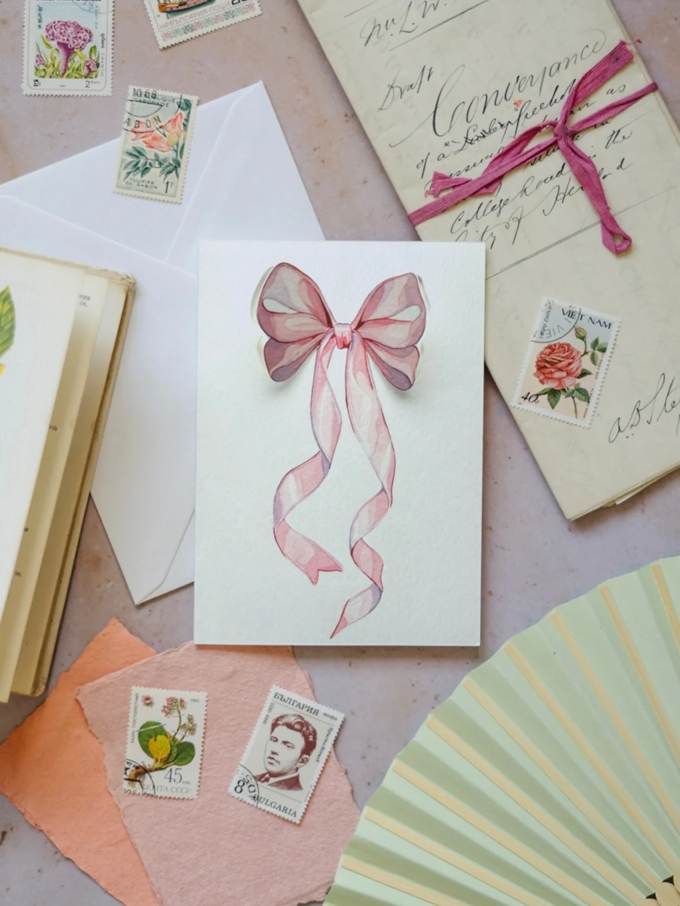 All wrapped up with a bow 🎀

One of my newest pop out keepsake designs featuring a hand-painted watercolour satin ribbon, designed to feel just as special as the gift itself. I wanted this card to capture that special feeling of receiving something 