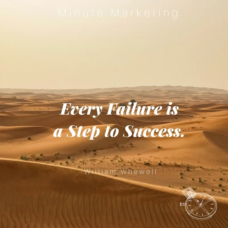 Every Failure is a Step to Success