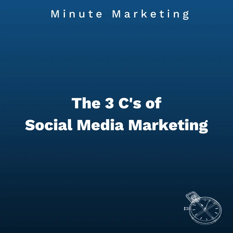 The 3 C's of Social Media Marketing: Overview