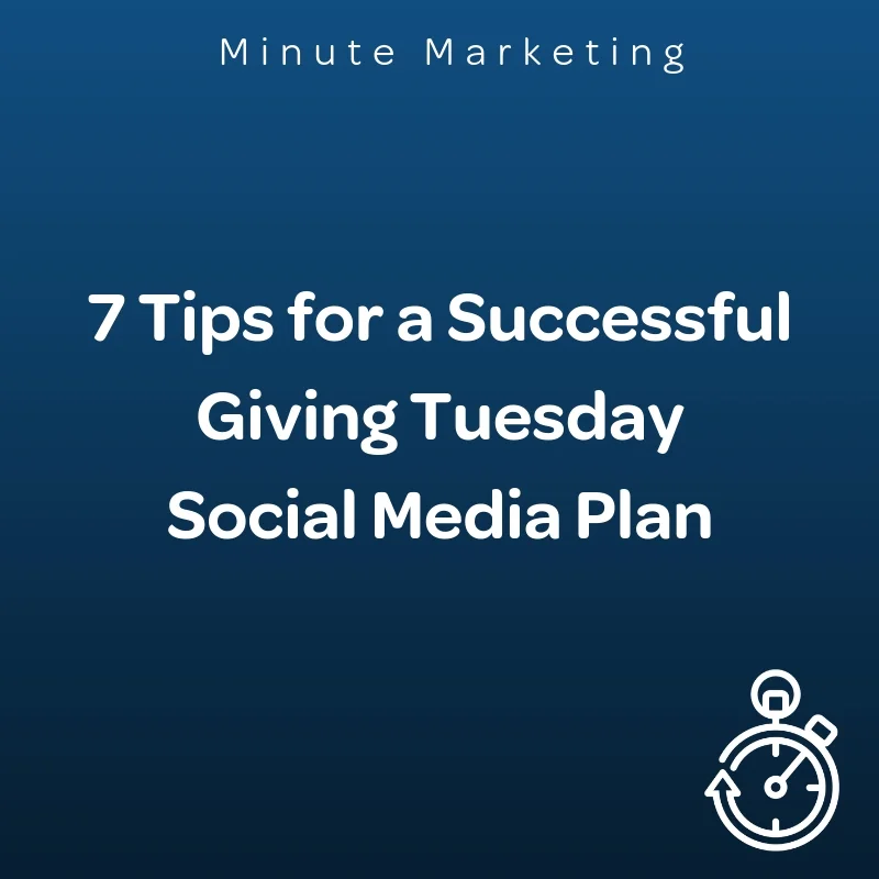 7 Tips for a Successful Giving Tuesday Social Media Plan