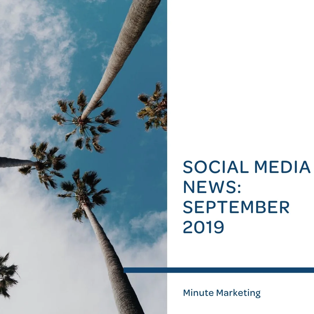 Social Media News: September 2019