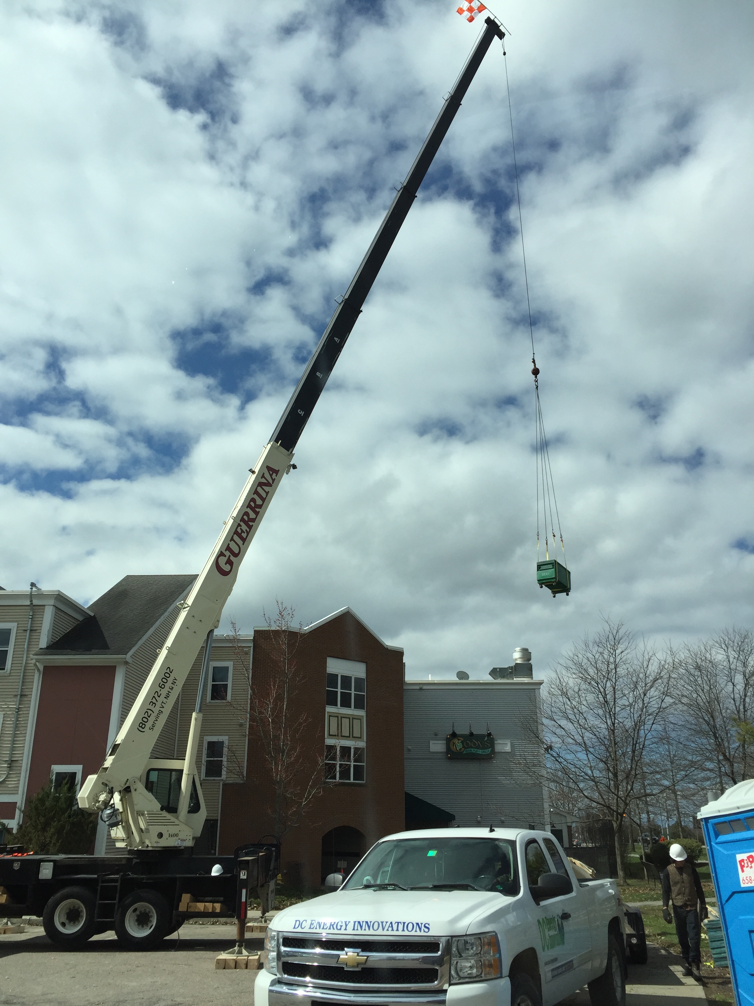 Removing roofing materials in Essex Jct, VT.