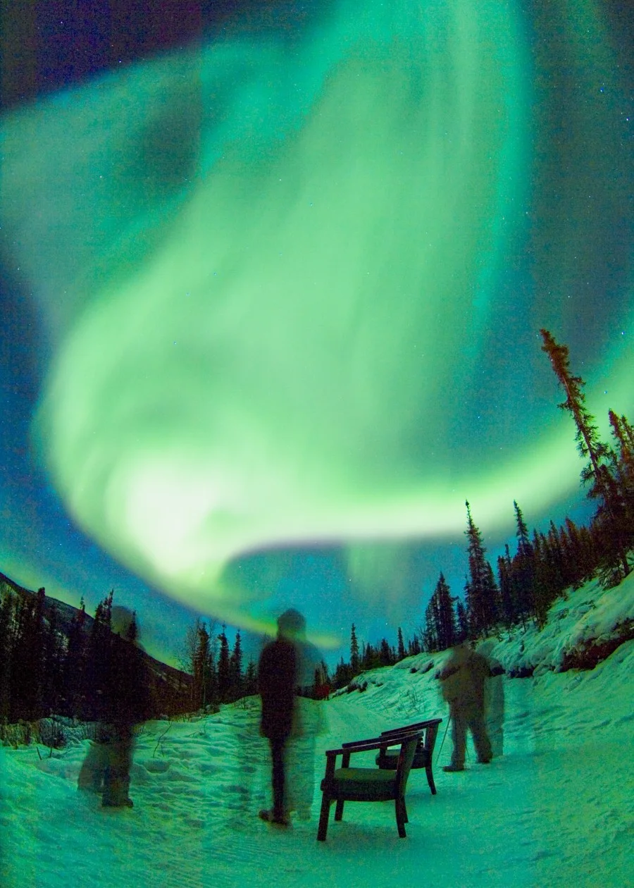 Spectacular Aurora Outside Aurorium photo by McClean Image Studio