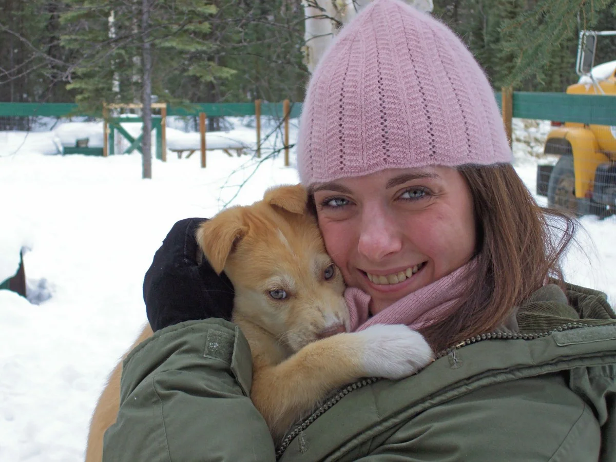 Guest with a puppy