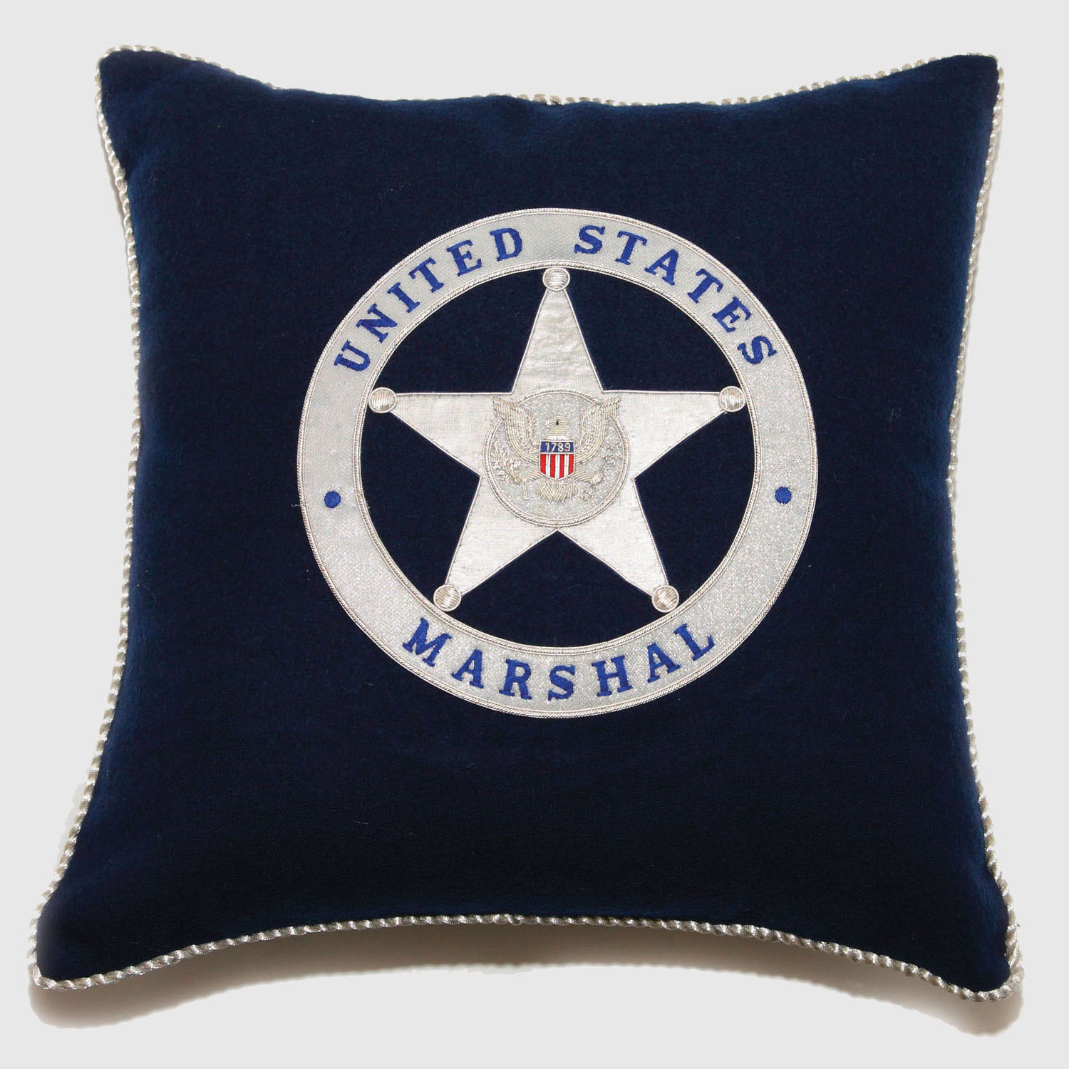 USMS Silver Star Pillow