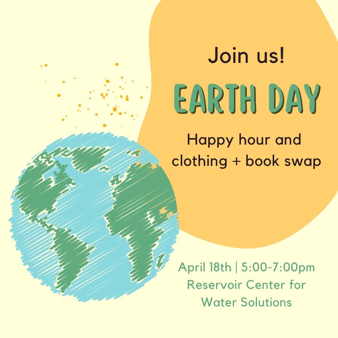 Join @womensaquaticnetwork for a happy hour and clothing + book swap to celebrate #EarthDay! Thursday, April 18th 5-7pm at @ReservoirCenter.

More details at womensaquatic.org/events

Register your interest: bit.ly/3V4Fbqt

#happyhour #bookswap #clot