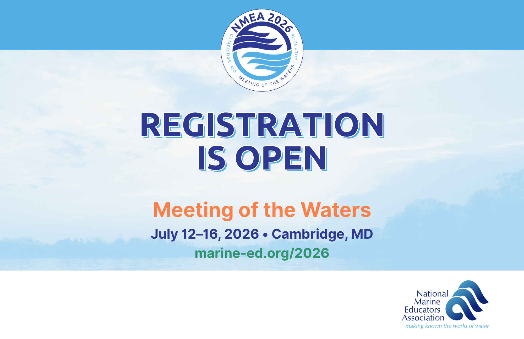 NMEA 2026: Meeting of the Waters Registration