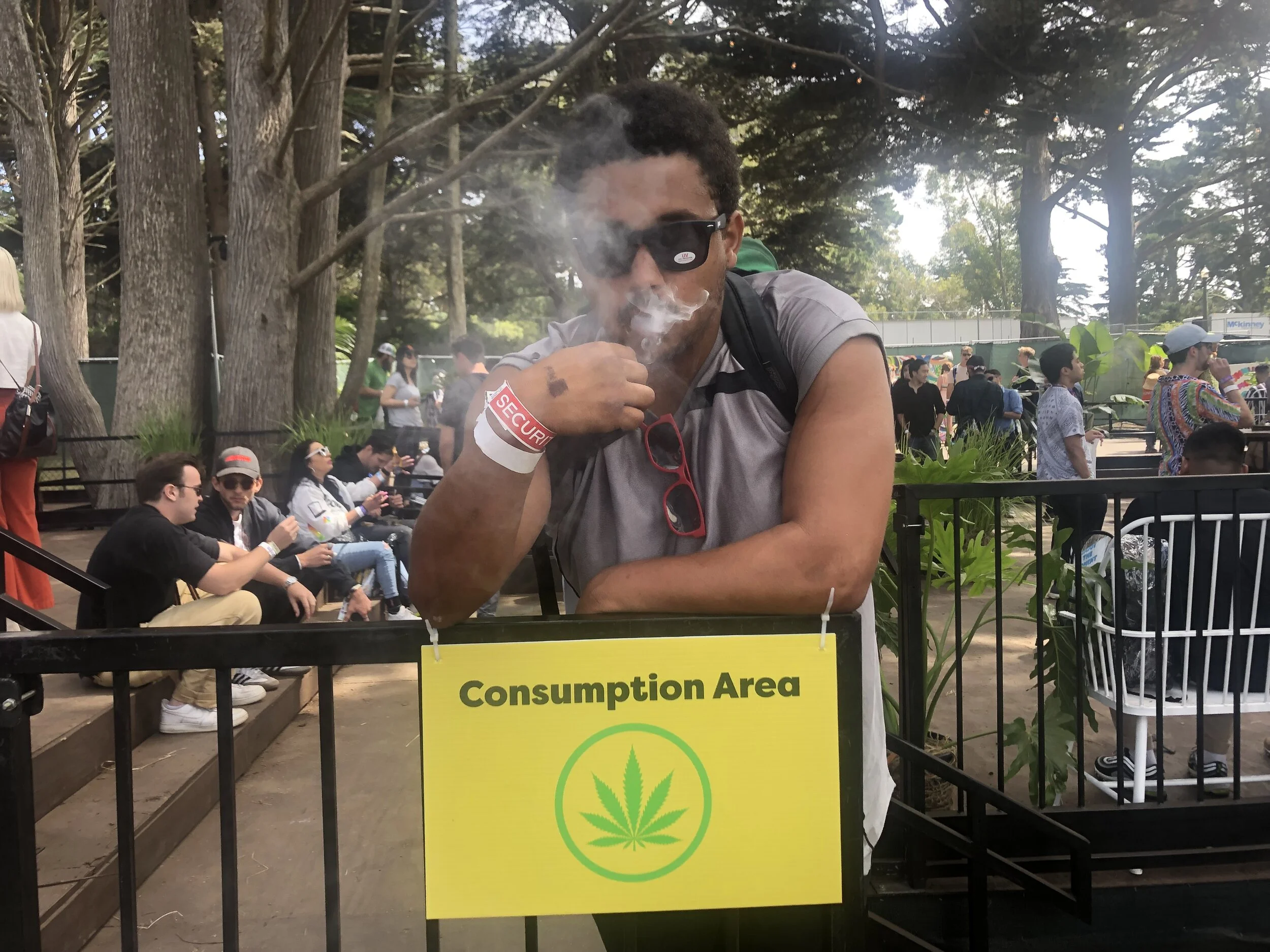 For the first time, Outside Lands attendees could purchase and consume cannabis inside the festival.