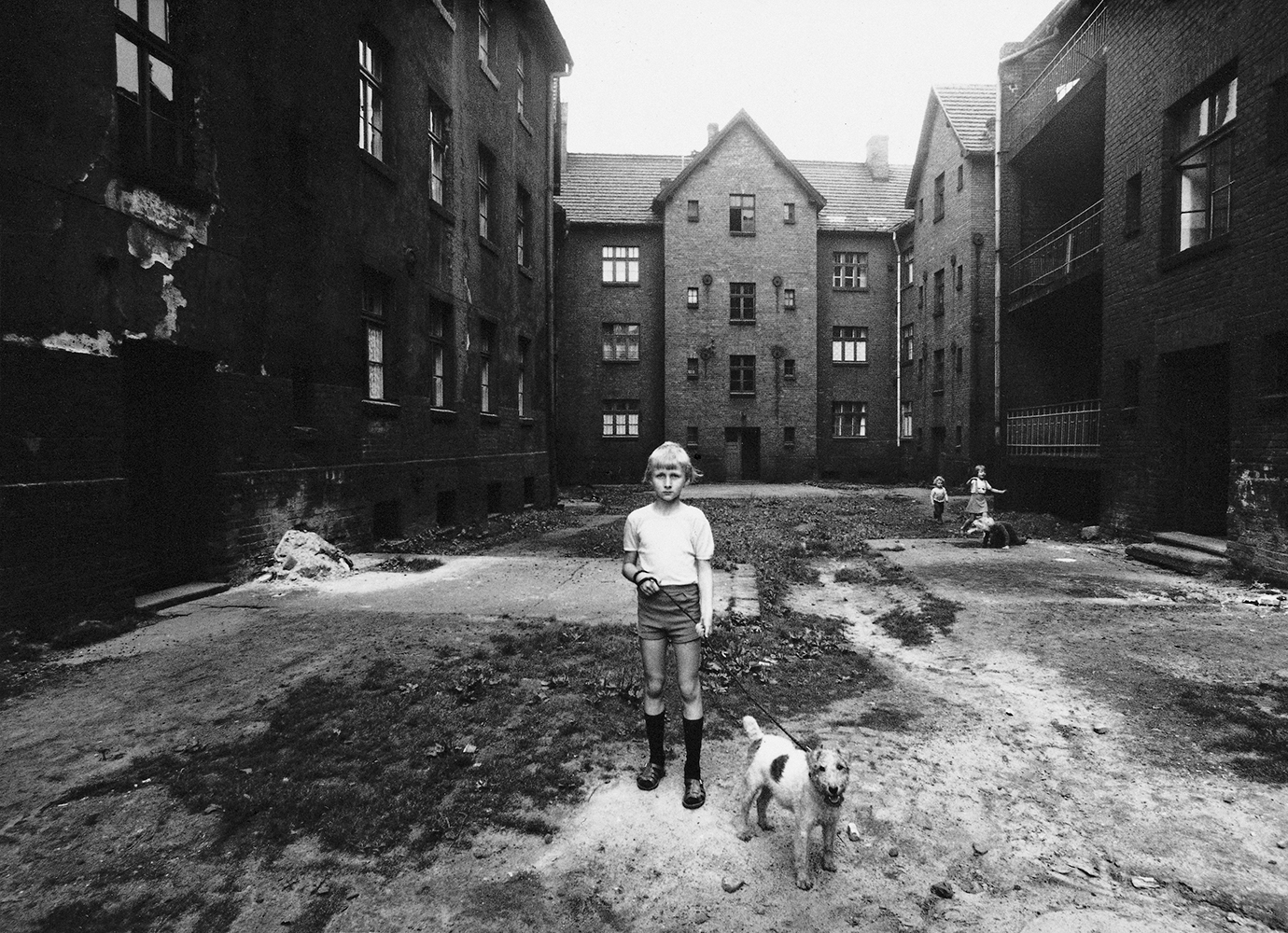  Michał Cała,  A boy with a dog,  1978 