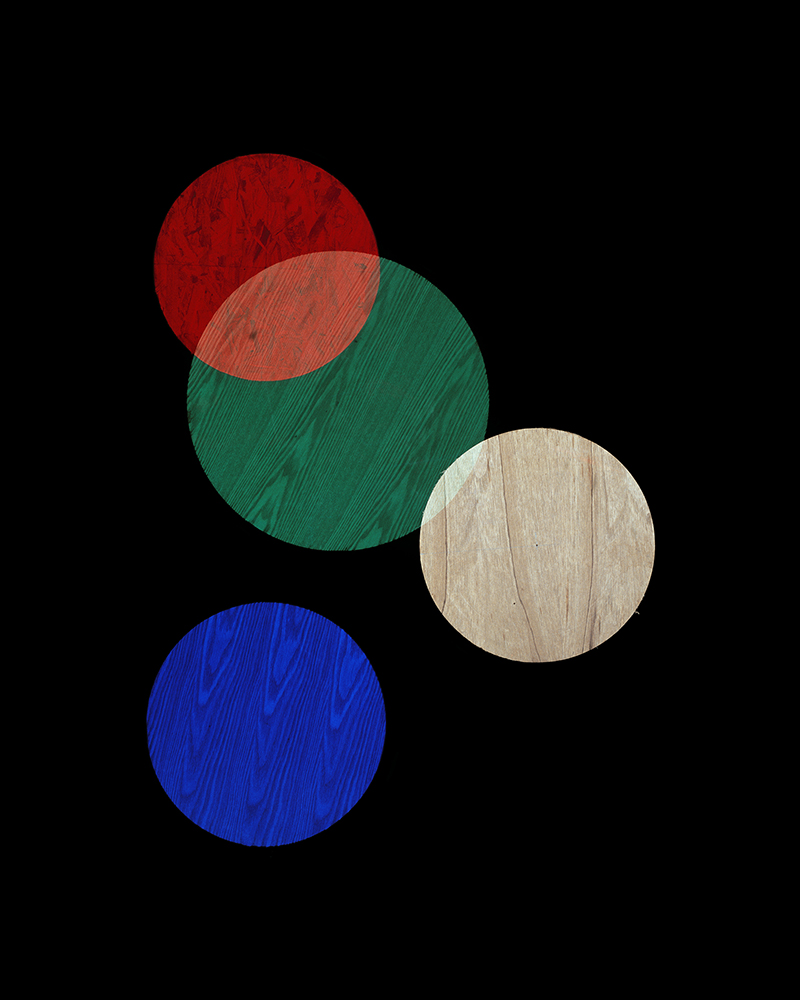  Alejandra Laviada,  Red, Blue, Green Circles,  2014 