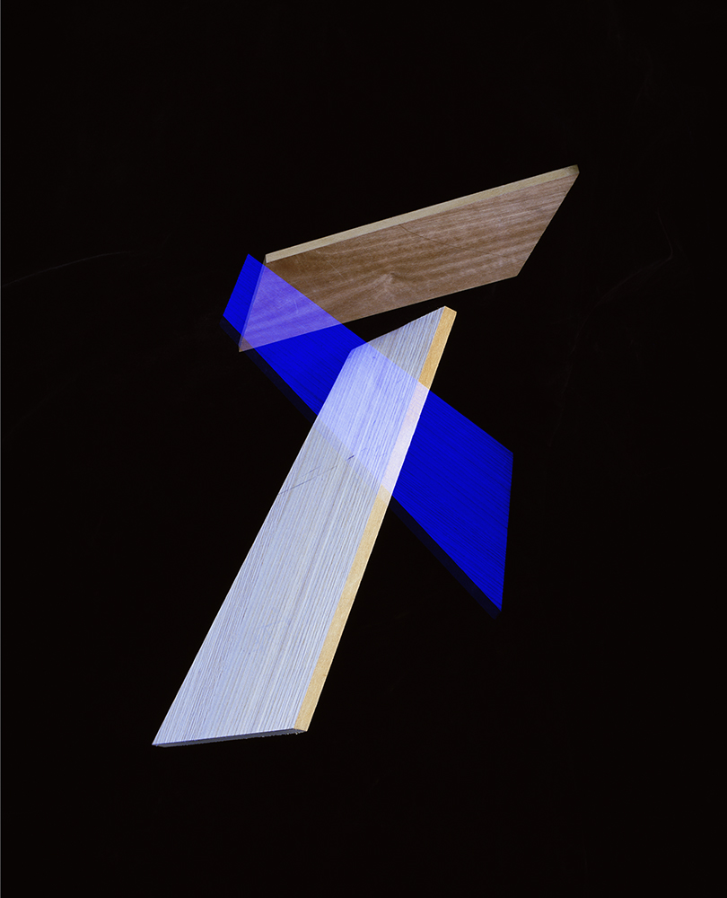  Alejandra Laviada,  Blue, White Composition,  2014 