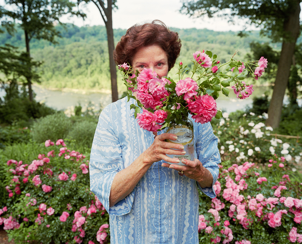  Sage Sohier,  Mum with Marie's roses, McLean, VA,  2005 