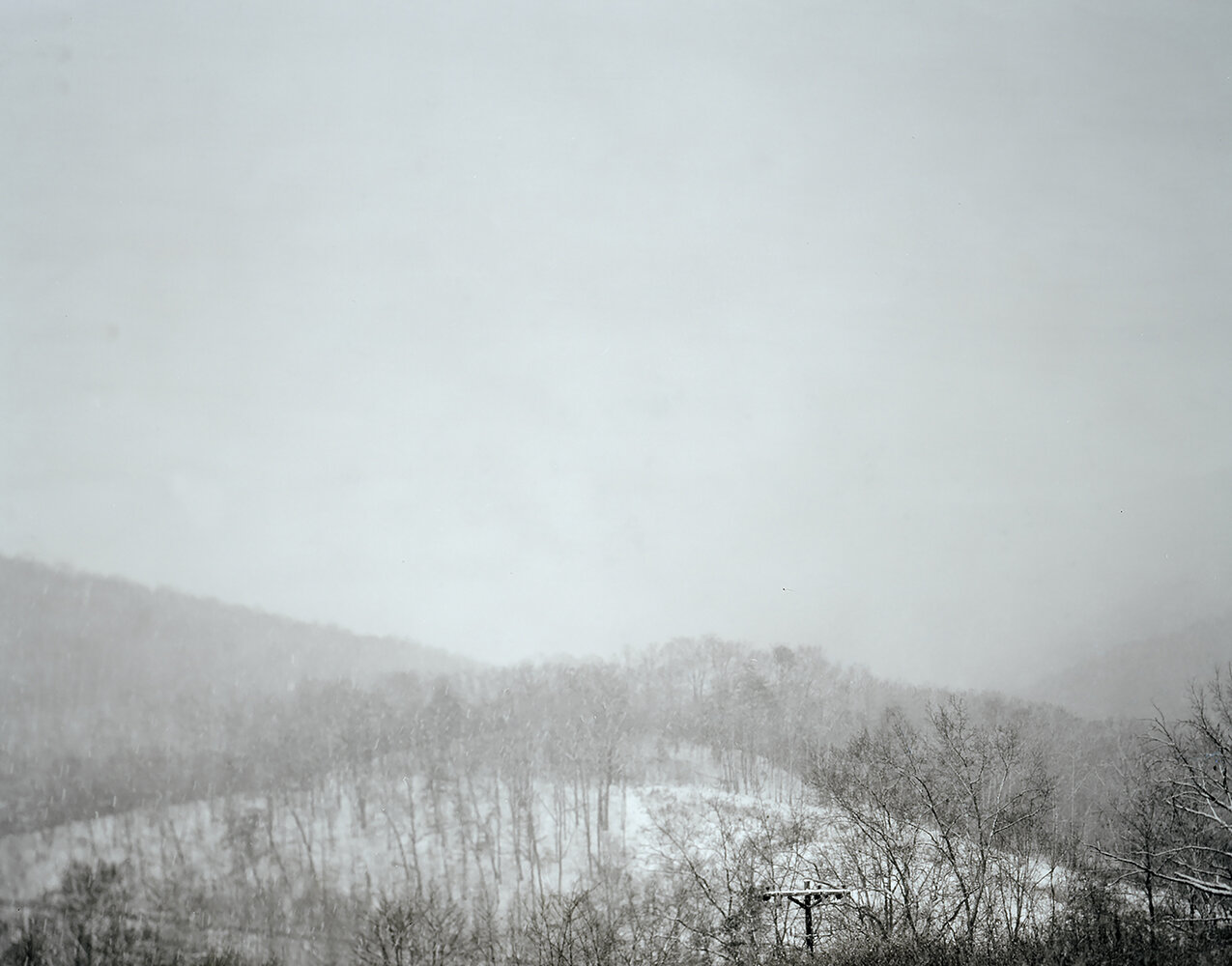  Rachel Boillot,  Snowstorm, Cumberland Gap, TN , 2016 