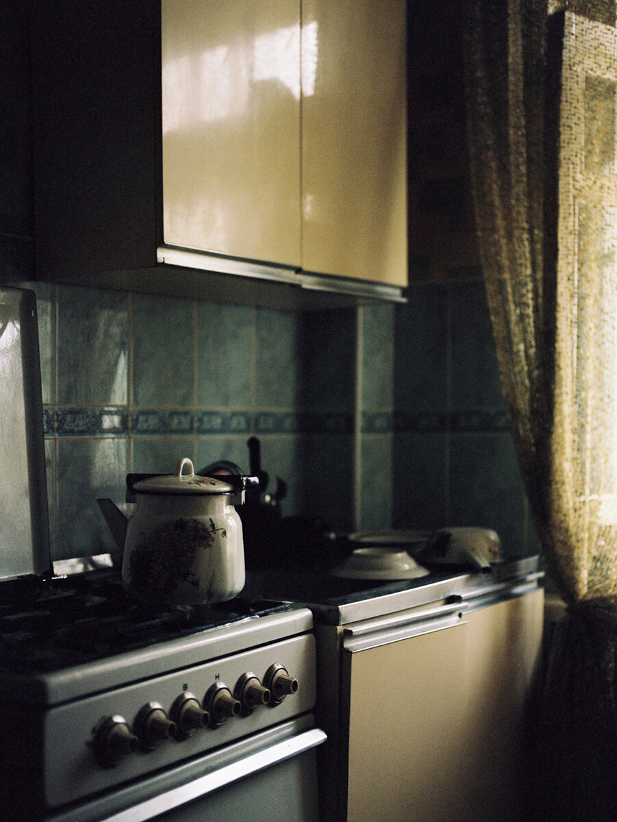   Evening in an apartment kitchen , 2020  Fine art photographic print  14" x 11" 