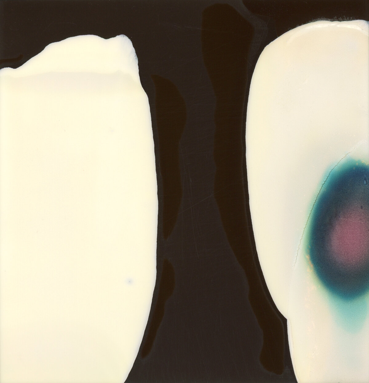   Pushed VII , 2020  Internal Dye Diffusion Print (Polaroid)  4.25” x 3.5” 