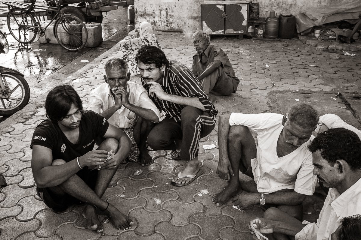 Men Playing Cards