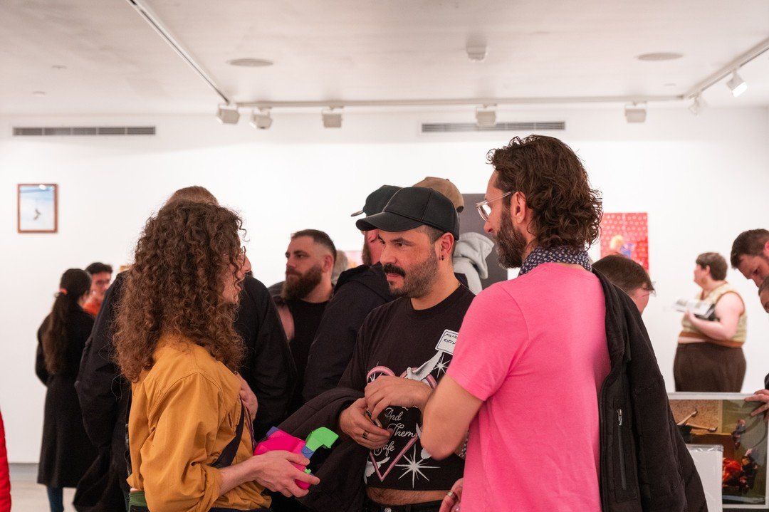 ⭐More photos⭐ from the April First Thursday opening featuring some of our artist and community friends! We love seeing your faces and look forward to your visits to future openings!

Check out our current exhibitions through Sat, Apr 27:
Main Galleri