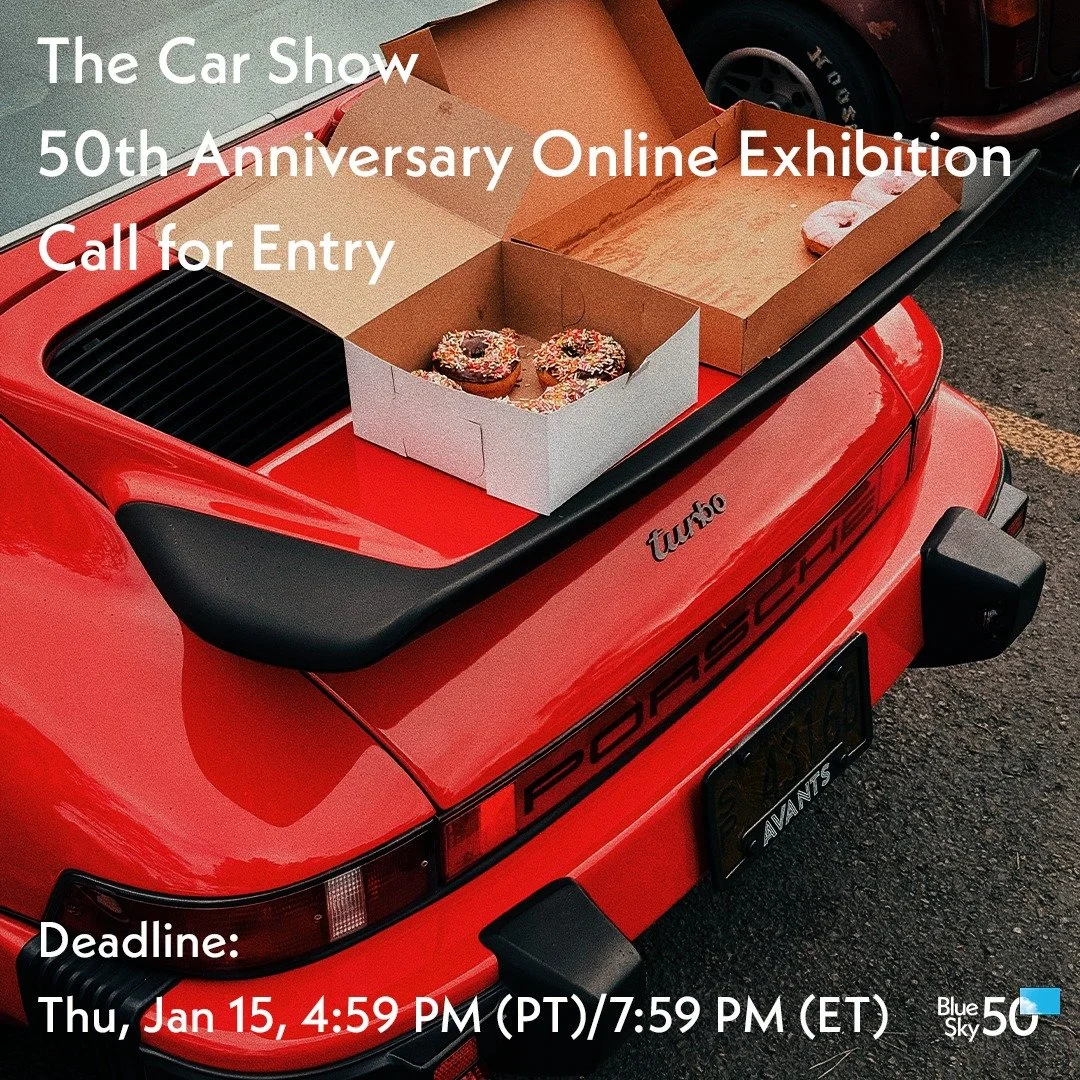 VROOM VROOM, The Car Show returns!

This open call invites contemporary visions of cars: icons, memories, and motion. As a new iteration of the original Blue Sky Car Show from 1981, this online exhibition revisits the automobile as a cultural symbol 