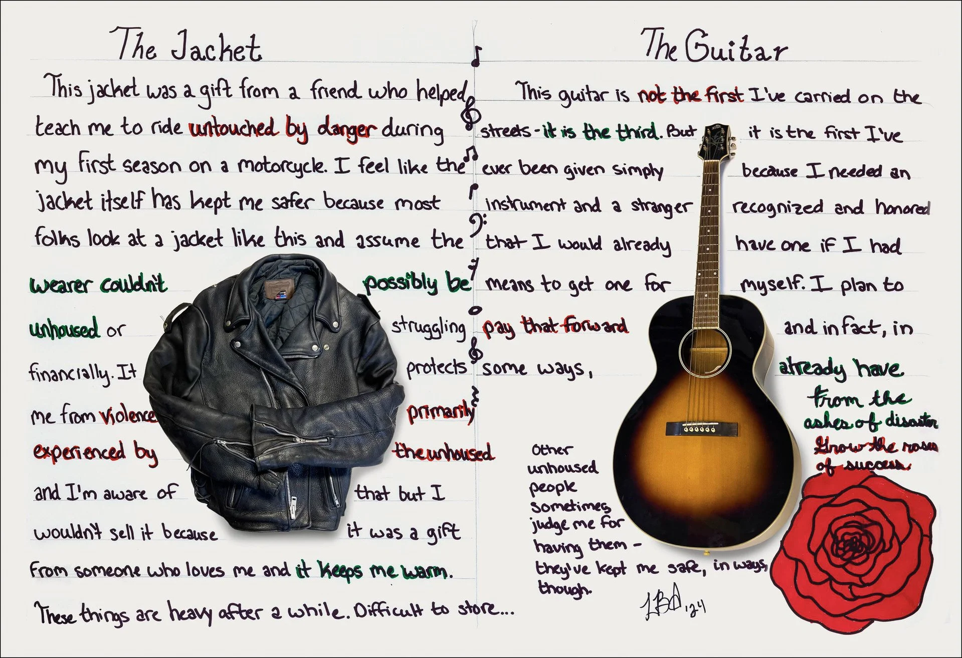 Jacket &amp; Guitar, 2024