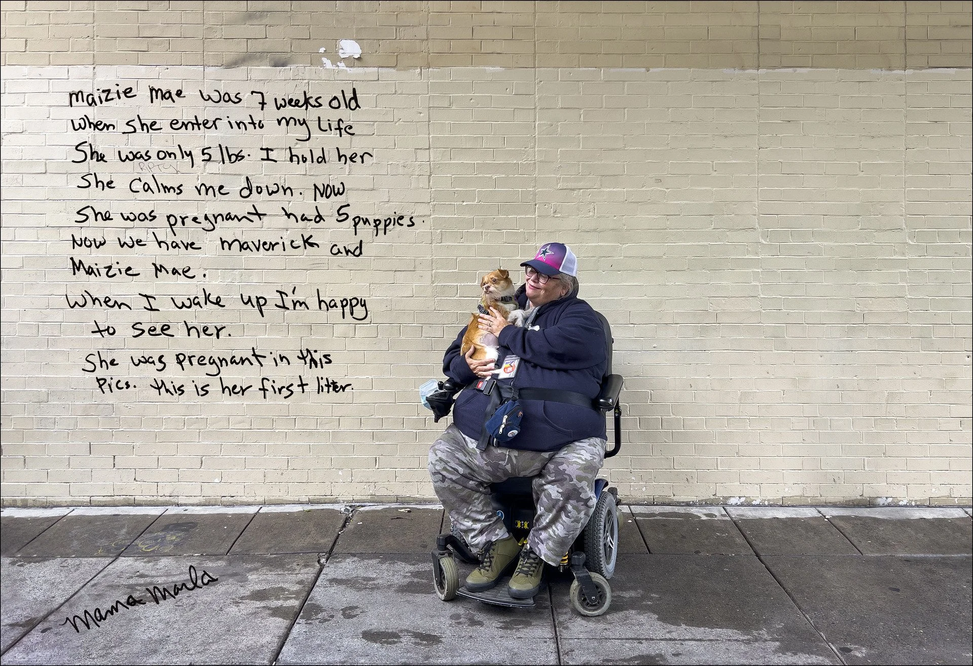 Maria with Mazie Mae, 2024