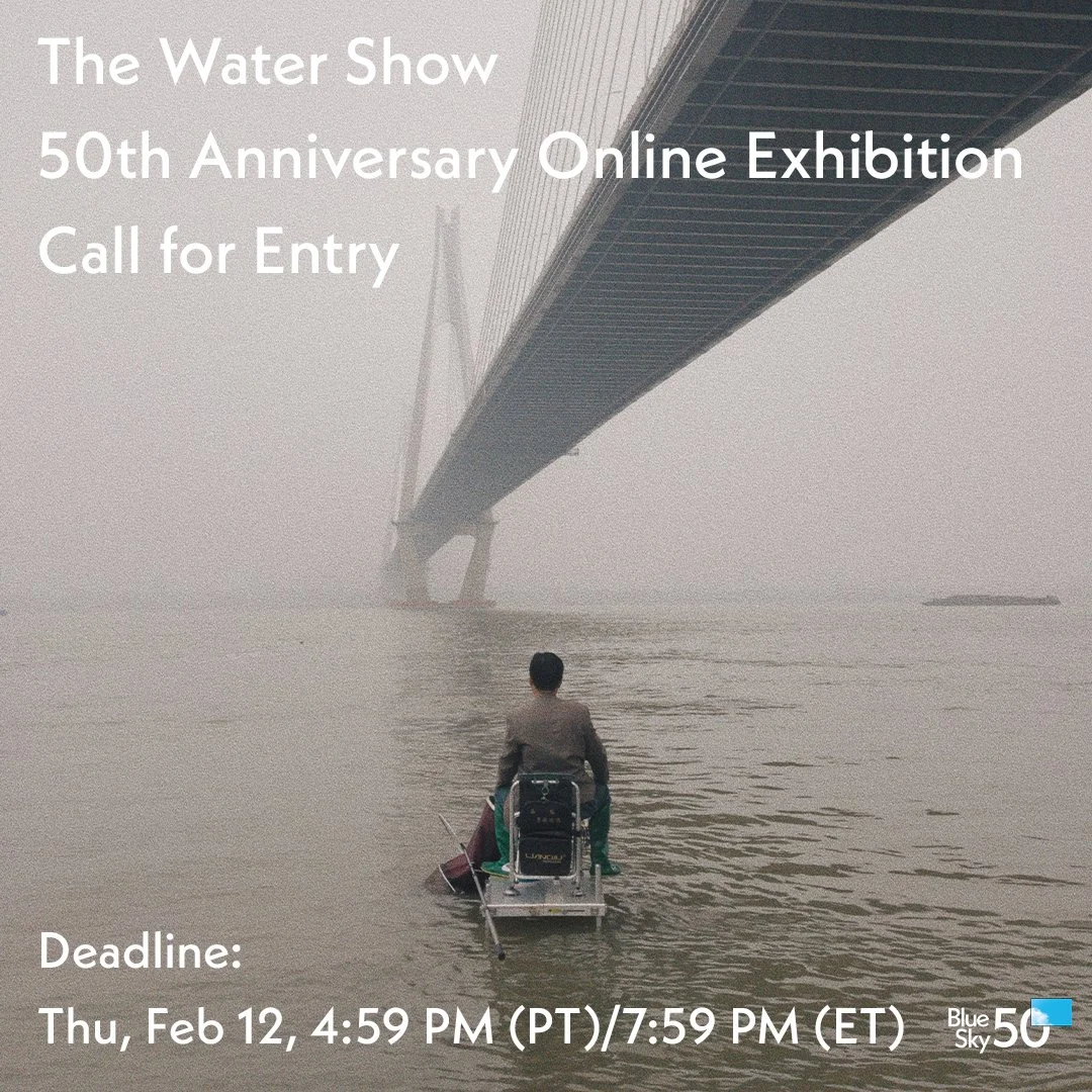 Celebrate water in all its moods and forms by submitting your work to The Water Show! From oceans and rivers to rain, ice, and everything in between, how does water shape the world around you? Dive in and show us what water looks like through your le