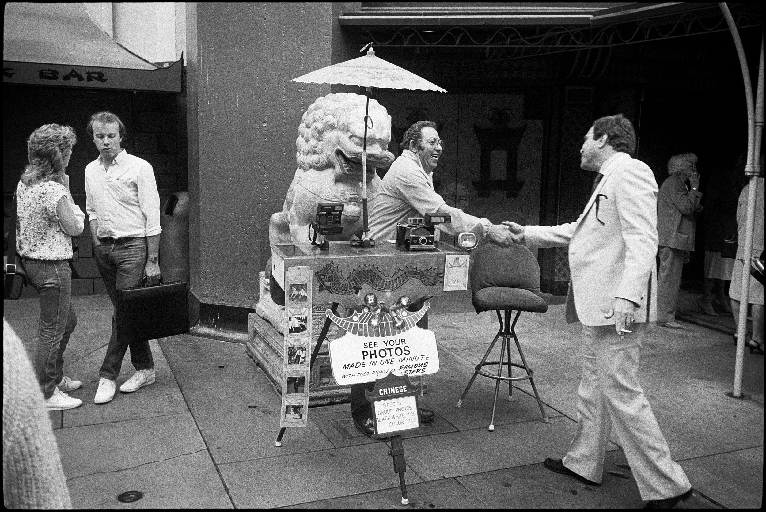 Hollywood handshake, Los Angeles, CA 1980's M. Bruce Hall.jpg