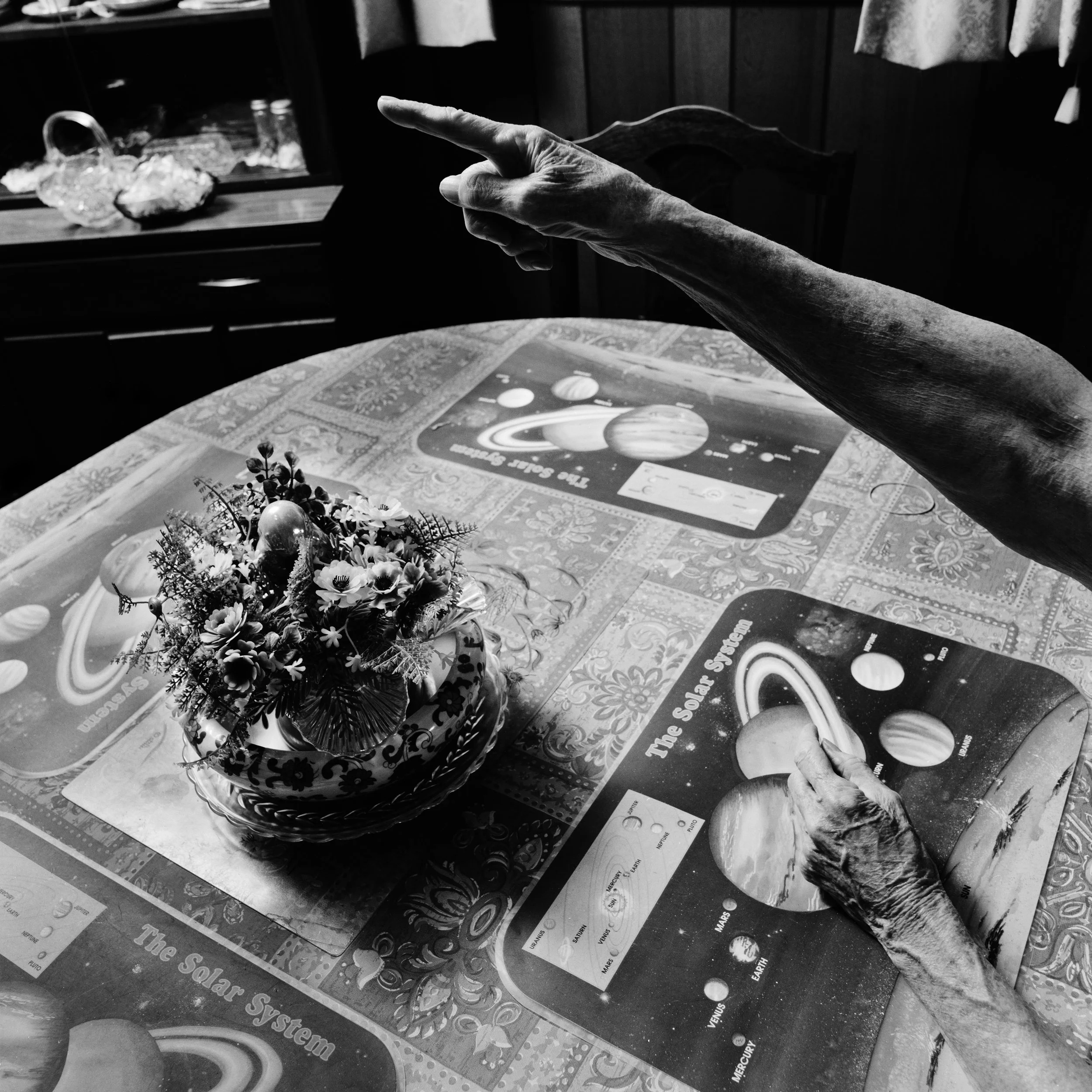 D3 McDowell Orig 3 Hilda Discussing Astrology Bill McDowell.jpg