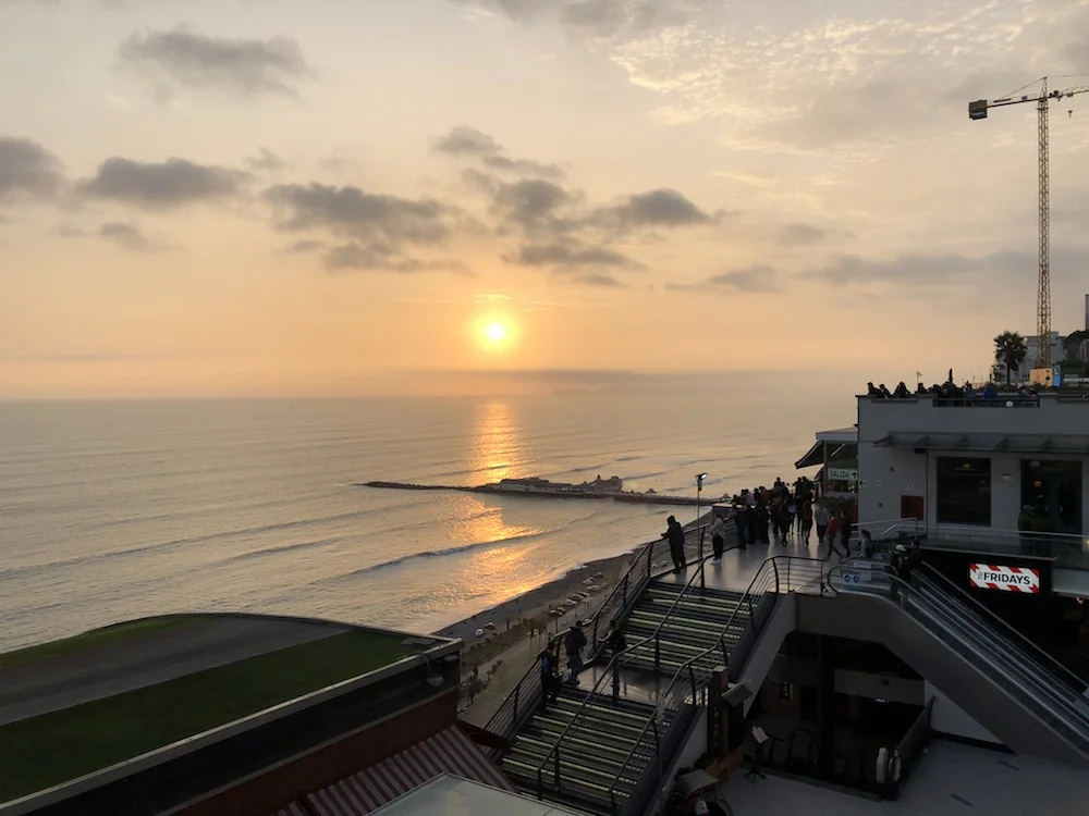 Larcomar sunset