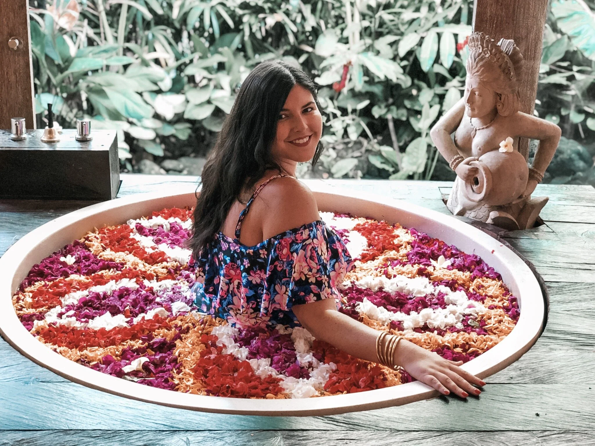Experience The Ultimate Flower Bath In Ubud, Bali