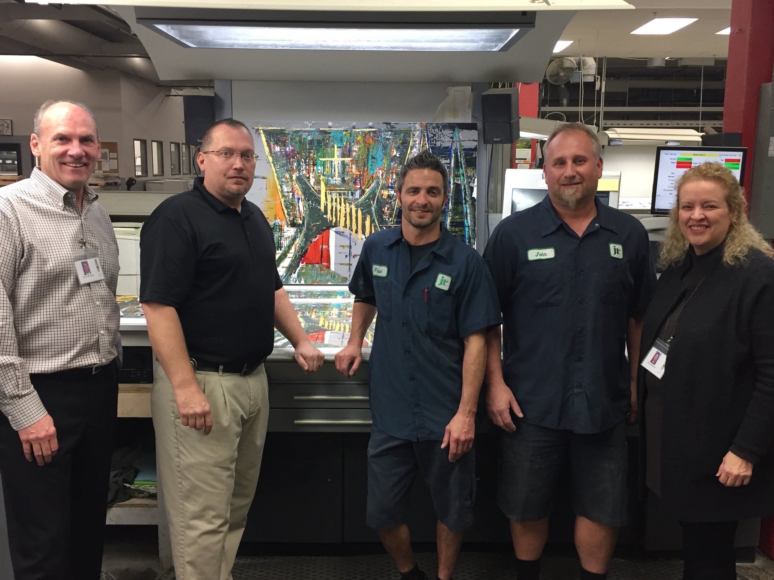What a pleasure it was to work with the printing team at John Robert's Company. 