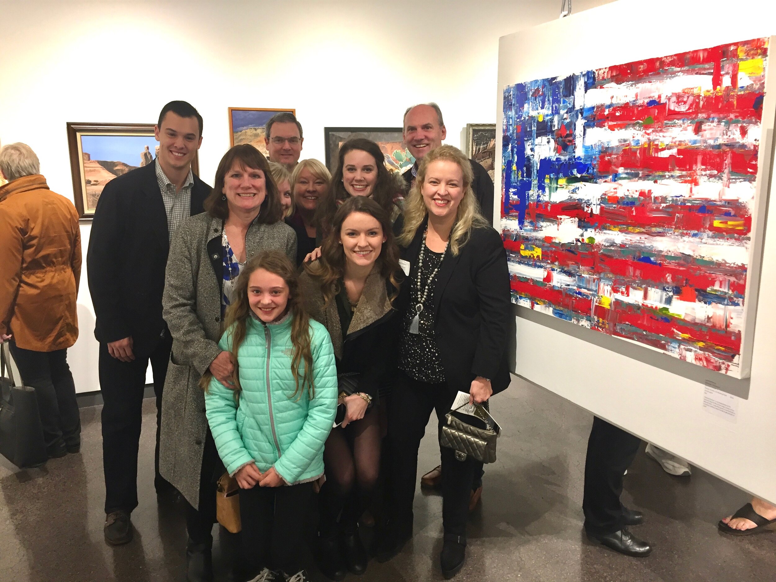 Thank you to the Phipps Center in Hudson Wisconsin for having my flag in your show. It was an exceptional show and such a thrill to be a part of it. And thank you to my family and friends for their support and love! Cheers!