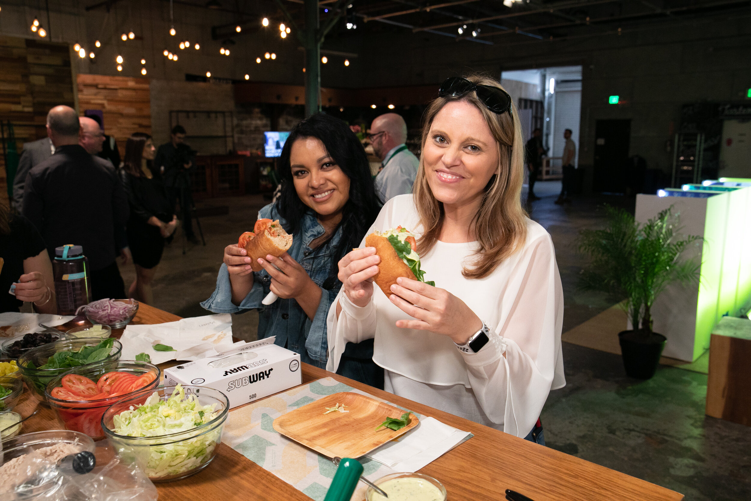 Subway Green Goddess Melt Press Party