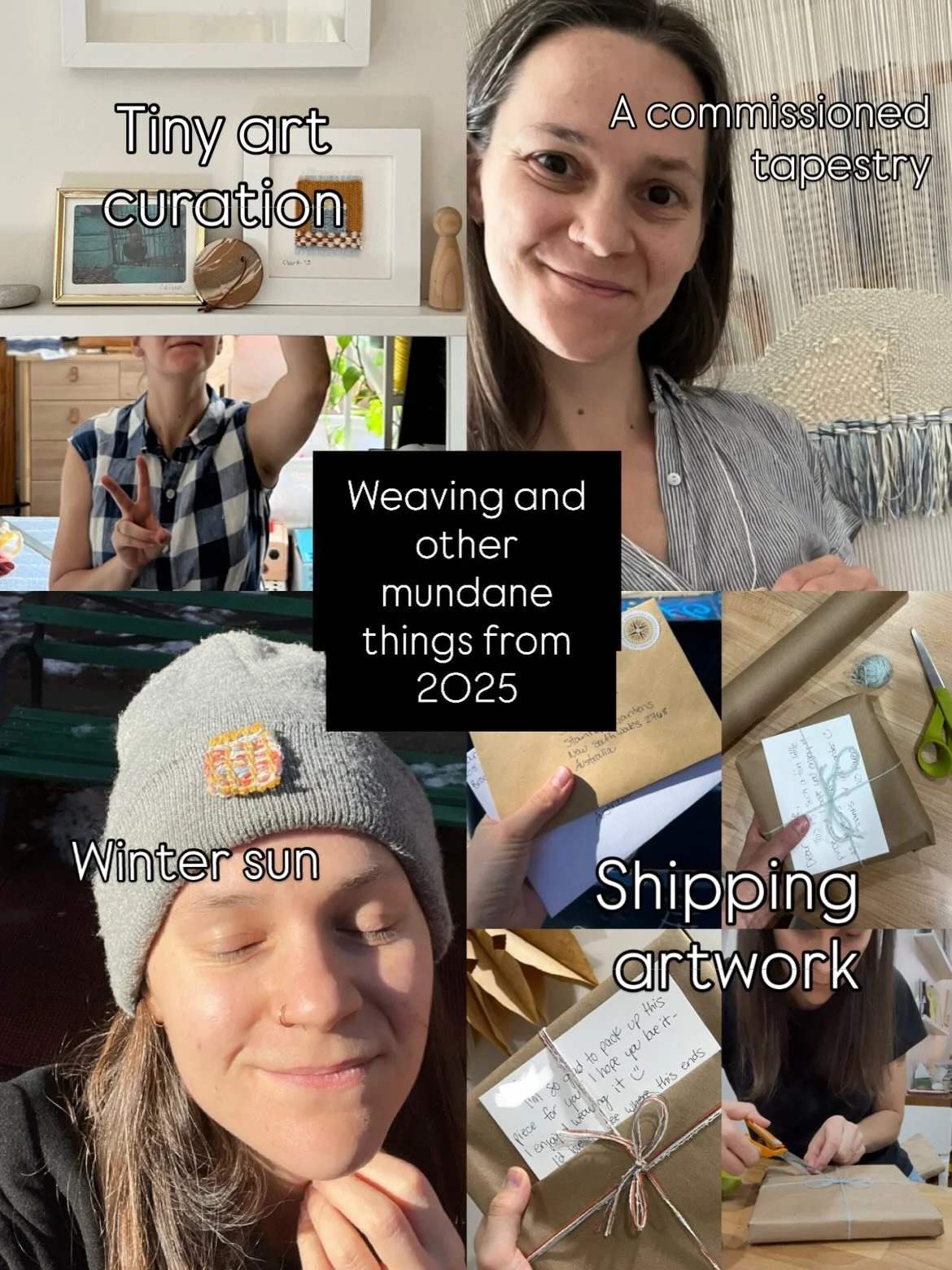 More than just weaving, here are some slices of my 2025. Mundane moments that add up to so much more. What was a favorite, mundane thing you did this year? 
.
.
.
.
.
#2025recap #artistmother #creativelife #sliceoflife