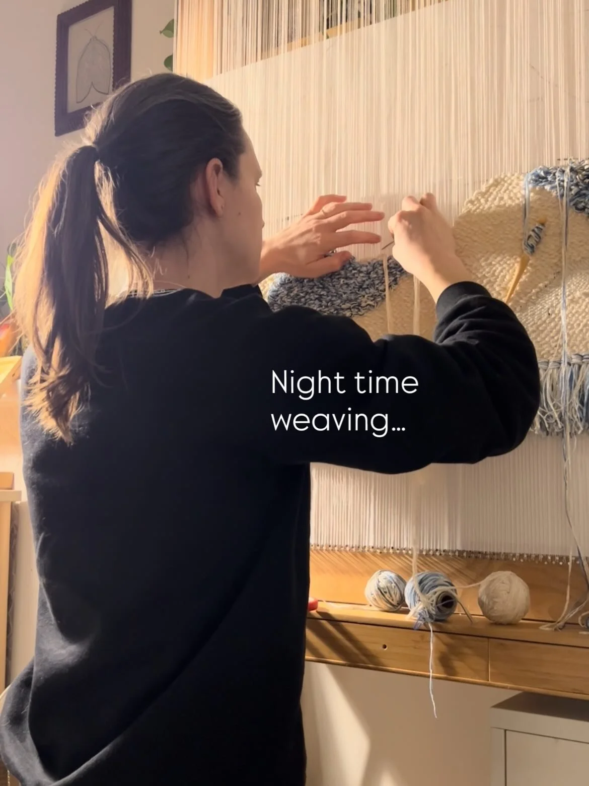 The heat in our apartment has broken the past little bit and it&rsquo;s frigid! My loom is set up right by the window and has been so cold I haven&rsquo;t felt like weaving there. Luckily last night the clanks of the radiator started back up and I go