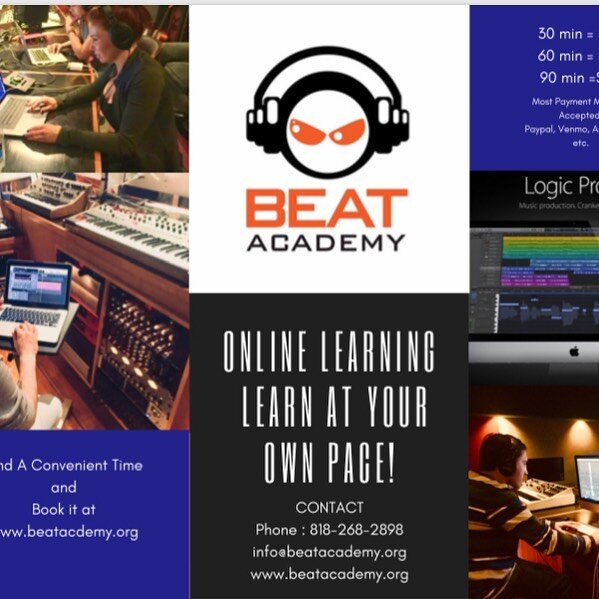 We are now offering private online lessons!!! Visit www.beatacademy.org for more details! Have fun in your quarantine and learn Logic Pro X! 30 min, 60 min, and 90 min lessons!!
#beatacademy #musicproduction #musicschool #logicprox #musicismylife #mu