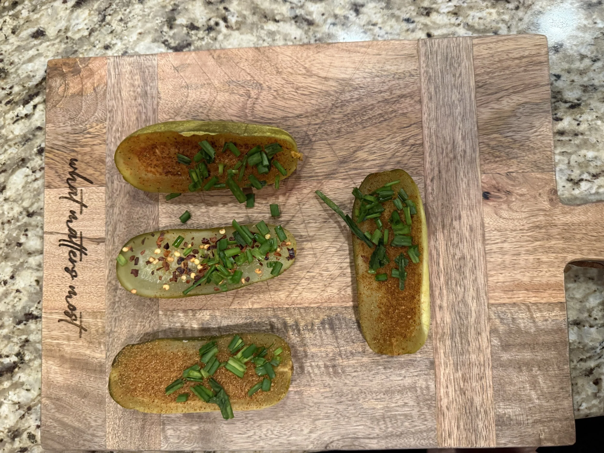 Spiced Pickle Appetizer